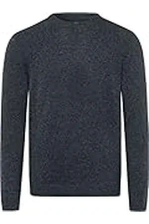 Brax Style Rick Lambswool Herentrui met ronde hals van hoogwaardige lamswol, , 46