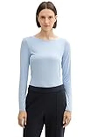 TOM TAILOR T-shirt met lange mouwen voor dames, , XS