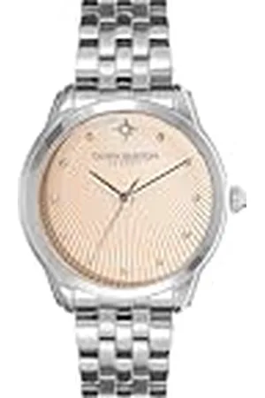 Olivia Burton Analoog kwartshorloge voor dames collectie Starlight met zilveren roestvrijstalen armband - 24000047