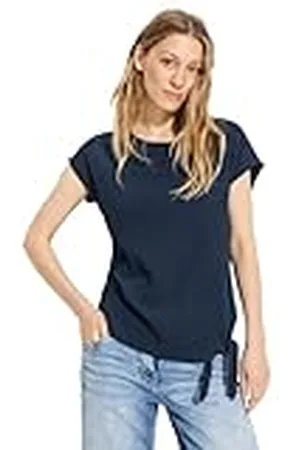 CECIL Blouse met crêpe en, , L