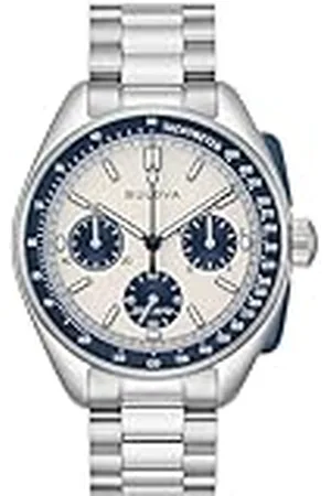 BULOVA Mannen Chronograaf Quartz Horloge Met Roestvrij Stalen Band 98K112, , Armband