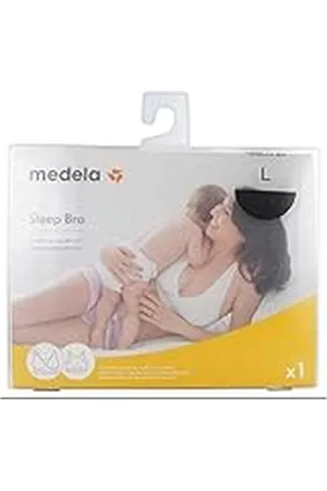 Medela Slaapbeha voor dames, naadloze beha met elastische stof, voor comfortabele ondersteuning zoals je slaapt en na de zwangerschap, Meerkleurig, One Size