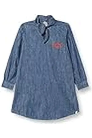 Noppies Meisjes G Denim Dress Ls Bayannur kinderjurk, , 140