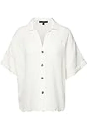 Mavi Damesshirt met korte mouwen, wit, beige, M, , M