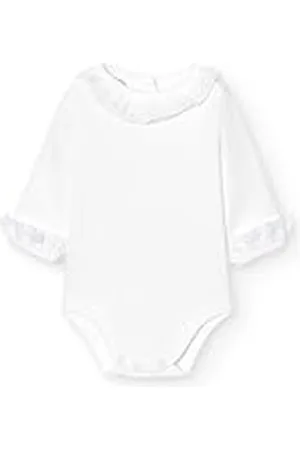 BABIDU Uniseks baby batist-kraag body, hemelsblauw, 3 Maanden