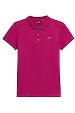 4F T-shirt F585 kleur donkerroze, maat S voor dames, , S
