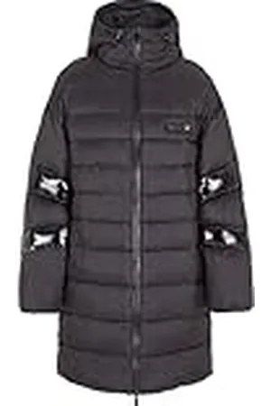 Armani Exchange Dames Limited Edition We Beat As One Hooded Buffer Dress Coat, , XS
