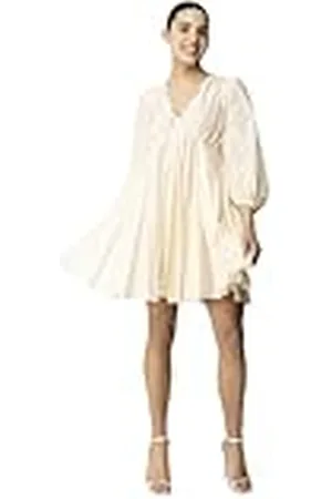 Pinko Dames Beowulf Jurk Voile Zijde Katoen Cocktailjurk, P97_Kleur Roze, 36, , 36