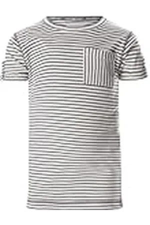 Koko Jongens wit gestreept T-shirt, , 92 cm