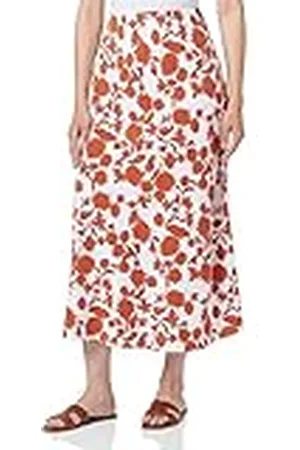 QS by s.Oliver Dames midi rok, Orange, 44