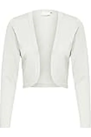 Kaffe Dames Bolero Gebreid Cardigan Sweater Cropped Open Front Dames, , XS