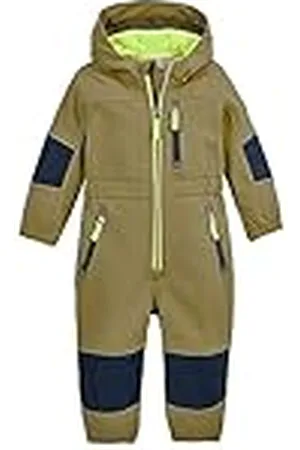 Killtec Kinderen Softshell overall met capuchon FIOS 65 MNS ONPC, olive, 86-92, 41578-000