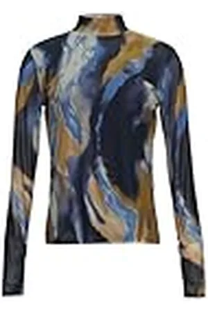 Comma, Mesh shirt lange mouwen, , 46
