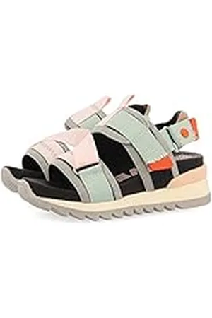 Gioseppo Sandalen met netbodem met verstelbare bandjes, wit, voor meisjes, Zwart, 26 EU
