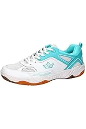 LICO Sprint Indoor turnschoen voor dames, wit/turquoise, 36 EU, , 36 EU