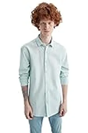 DeFacto Herenshirt met lange mouwen en lange mouwen, , L
