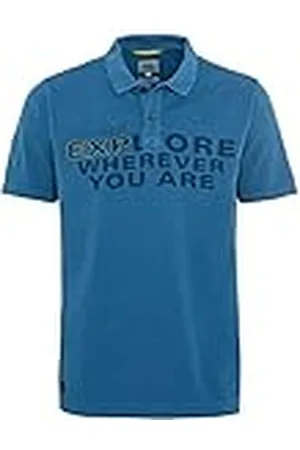 Camel Active Heren 409965/7P08 Polo, aqua, M