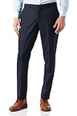 SELECTED Heren Slhslim-mylobill Dkblu Gr Chk TRS B Noos Tuxedo-broek, , 54 NL