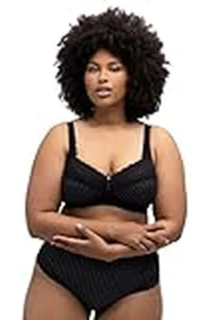Ulla Popken Dames Comfort-Bra, Pinstripe BH, , 85, , 85C