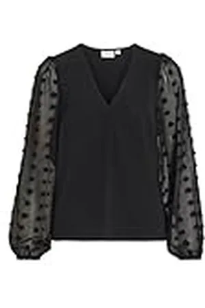 VILA Dames Visilua L/S V-hals Top/E Lange Mouwen Blouse, , 36