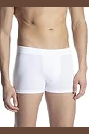 Calida Katoenen boxershort voor heren, wit, 50