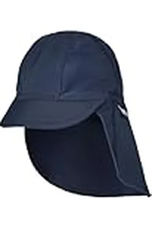 Sterntaler Uniseks pet met klep, nek, effen beanie-muts, , 45