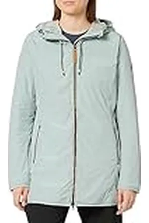 Camel Active Lange windbreaker voor dames met zachte pluche voering, , 46