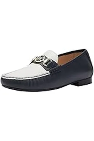 ARA Dames Atlanta mocassin, blauw, wit, 40 EU, , 40 EU