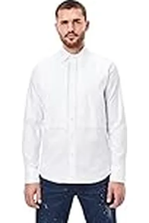 G-Star RAW Herenshirt met panelled pocket slim shirt, , L