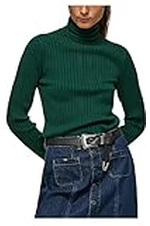 Pepe Jeans Bella gebreide damestrui met lange mouwen, Groen (Bosgroen), XS