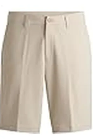 HUGO BOSS Heren S Commuter Slim-Fit Shorts van gemakkelijk te strijken vierweg stretch, , 58