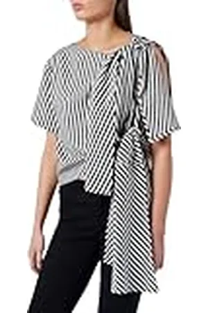Pinko Bellerofonte jacquard blouse gestreept, , S