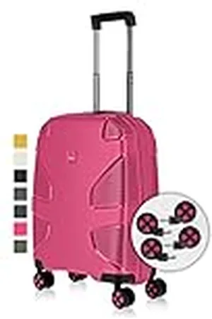 IMPACKT IP1 koffer met 4 wielen van gerecycled materiaal, duurzame reiskoffer met verwisselbare klikwielen, , 76 cm (Größe L), Casual