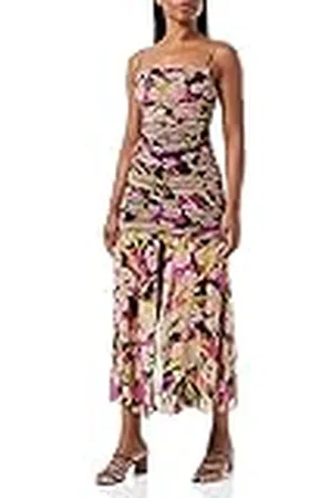 Pinko Bruine jurk Retina St. Ir cocktailjurk dames, , M