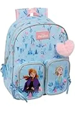 Safta Frozen Ice Magic kinderrugzak, ideaal voor kinderen van verschillende leeftijden, comfortabel en veelzijdig, kwaliteit en duurzaamheid, 28 x 10 x 34 cm, , M, Casual