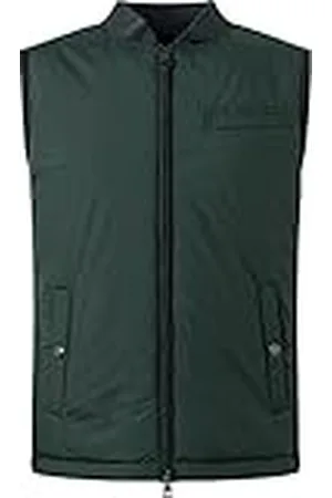 Hackett Mens Morrison GILET Jacket, 6FSJUNGLE GREEN, klein