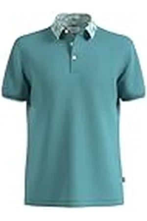 QS by s.Oliver Poloshirt voor heren met contrasterende kraag, , M