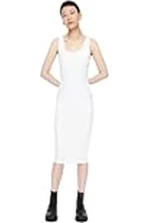 Armani Exchange Essentiële damesjurk, licht gewicht, viscose, casual jurk, , XS
