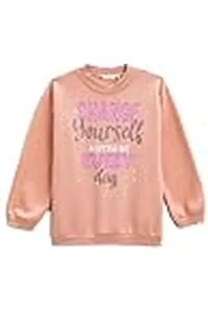 Koton Meisjes Hond Bedrukt Crew Neck Sweatshirt, , 6-7 jaar