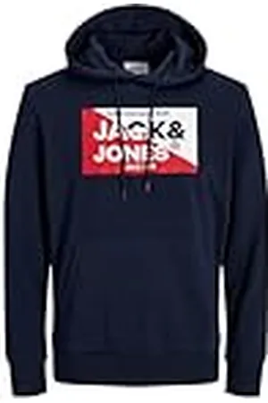 JACK & JONES Jjnolan Sweat Hood Pls capuchontrui voor heren, , 3XL grote maten