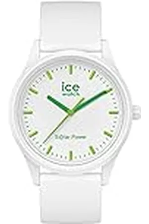 Ice-Watch ICE solar power Nature - Wit dameshorloge met siliconen band - 018473 (Klein)