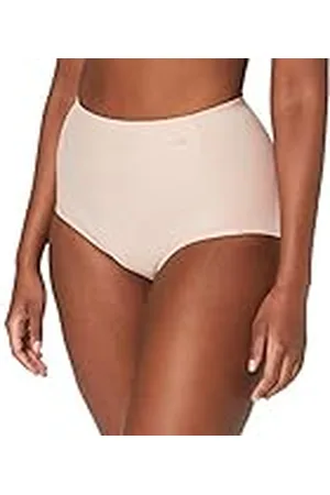 Triumph Becca extra hoog + katoenen panty voor dames, Neutraal Beige, 38