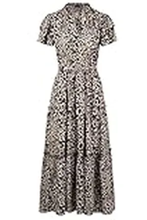 Apart Maxi-jurk voor dames, zwarte steen, normaal, , 34