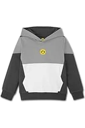 Borussia Dortmund Unisex BVB Hoodie Block Hoodie met capuchon, Meerkleurig, 116