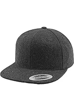 Flexfit Unisex Melton Wool Snapback muts, , Eén maat