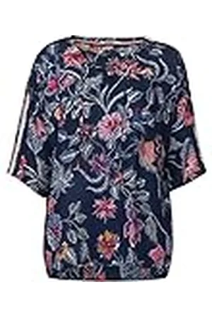 CECIL Dames B343317 tuniekblouse, deep blue, KXS