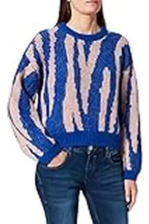 VERO MODA Dames Vmzelma Ls O-hals jacquard blouse ga boo trui, , S