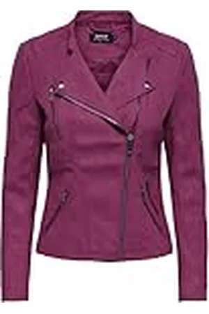 ONLY Onlava Kunstleren jas voor dames, overgangsjas, biker-stijl, , 32