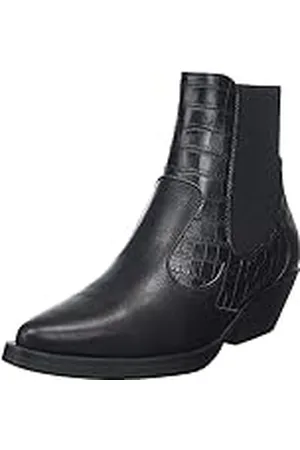 ONLY Dames Onlbronco-2 Short Pu Cowboy Boot Noos Enkellaarzen, , 40 EU