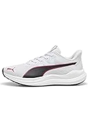 PUMA Reflect Lite Jr, uniseks gymschoenen voor kinderen en jongens, Silver Mist Black Magenta Gleam, 37 EU